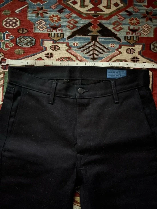 Imogene + Willie Black Indigo Nep Selvedge Denim Pants, Size 32, Made in USA - Picture 11 of 13